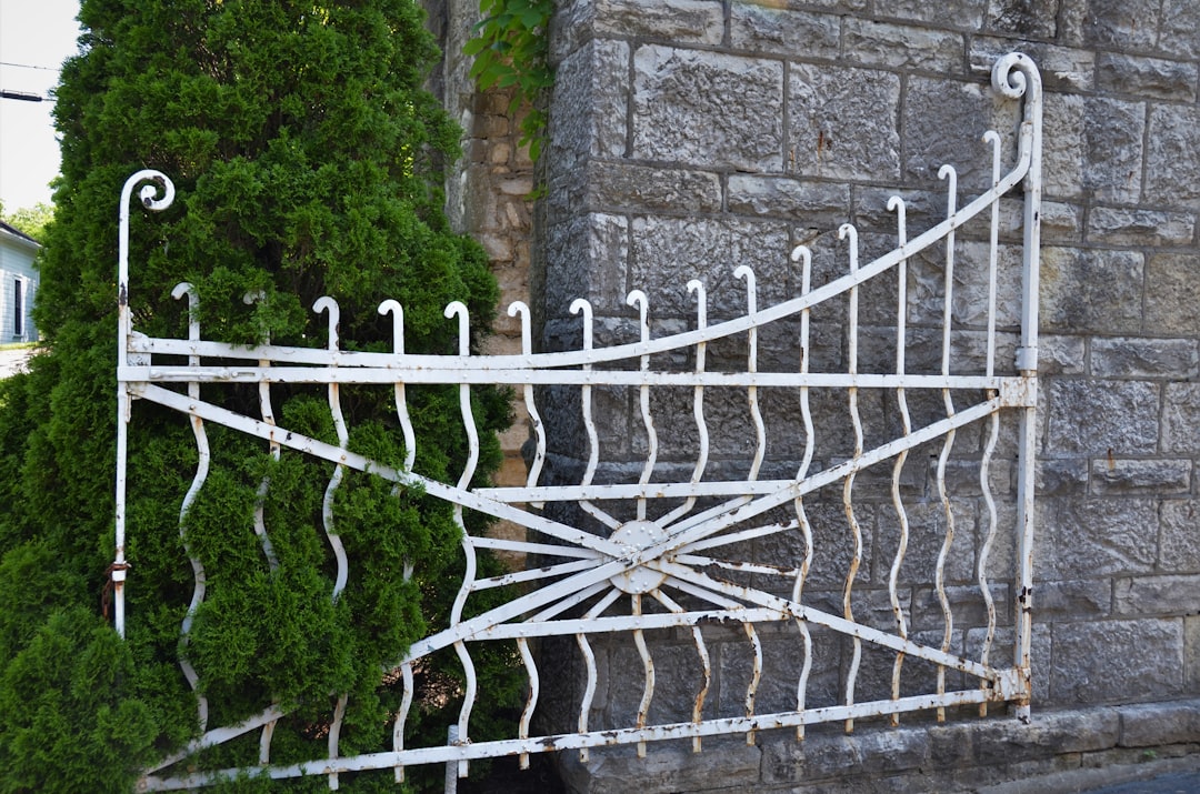 Wrought iron driveway gate in Pearland, TX